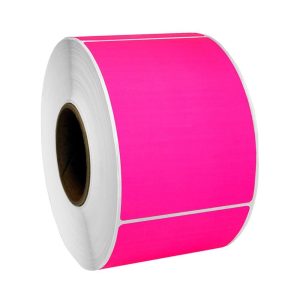 Fluro Pink 101mm x 149mm 76mm core 1 across Label 1,000per roll