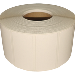 Thermal Direct Jewellery Label 51mm x 25mm 38mm core 1 across, 1000per roll